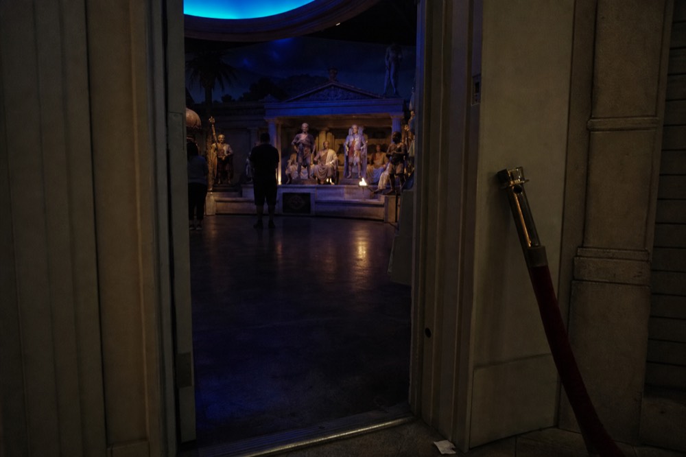 Themed room at Madame Tussauds Bangkok with wax figures, no text, no logos, no people